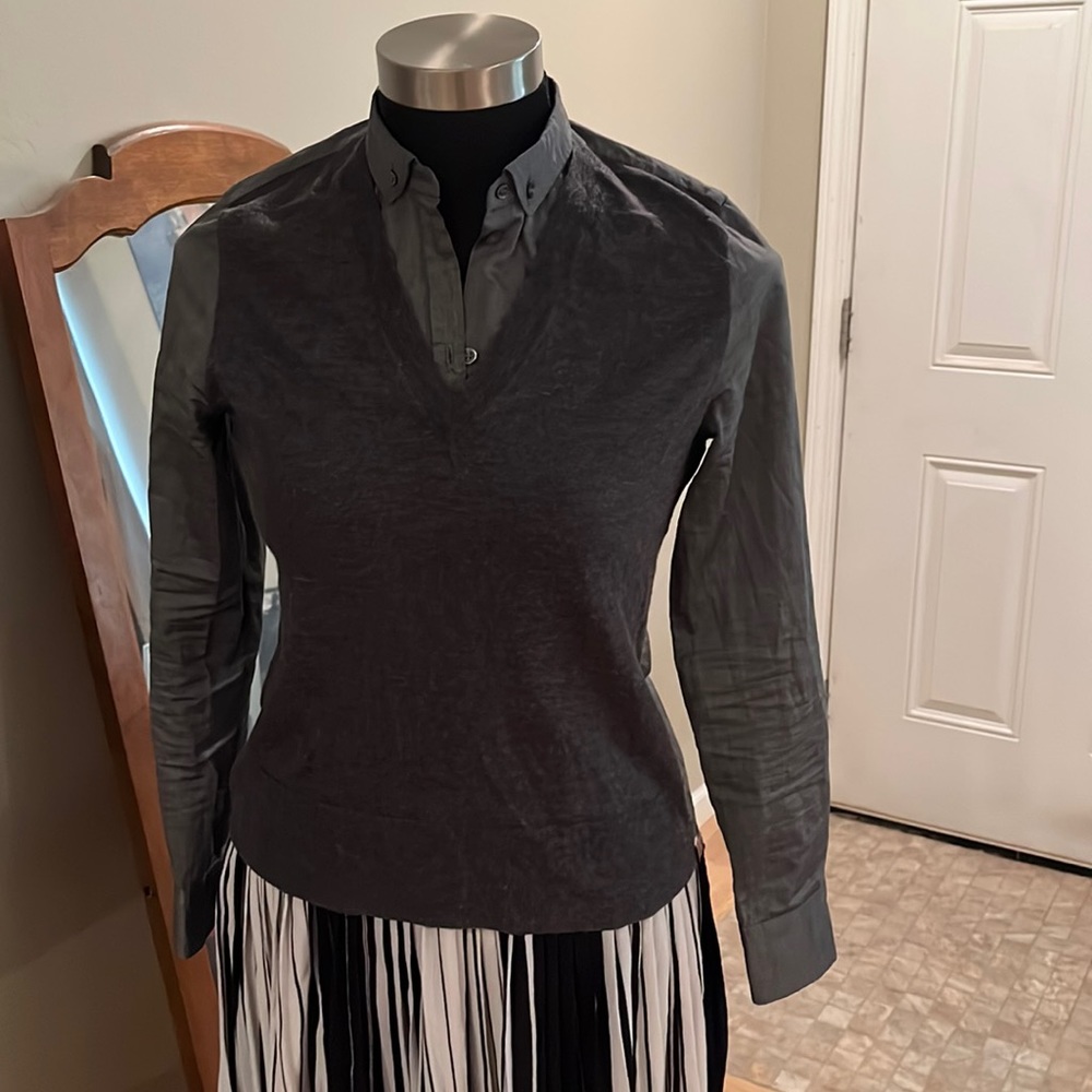 Paul Smith Faux mock top bested shirt Italy